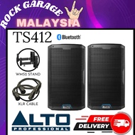 Alto TS412 2500W 12" Powered Speaker with Speaker Stand and Cable - Each / Pair ( TS-412 / TS 412 )