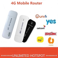 Mini4g Wifi Router USB Modem Unlock LTE Router 4g Sim Card Mobile Car Network Stick Dongle Passby Unlimited Hotspot IMEI