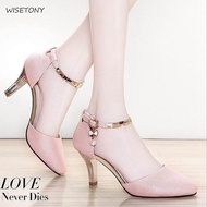 ❤High Heels shoe shoes Strappy Ankle Elegant korea fashion Ladies Peep toes Casual❤