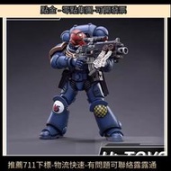 JOYTOY暗源1/18戰錘40K荷魯斯之亂極限戰士劍衛老兵卡斯特 兵人