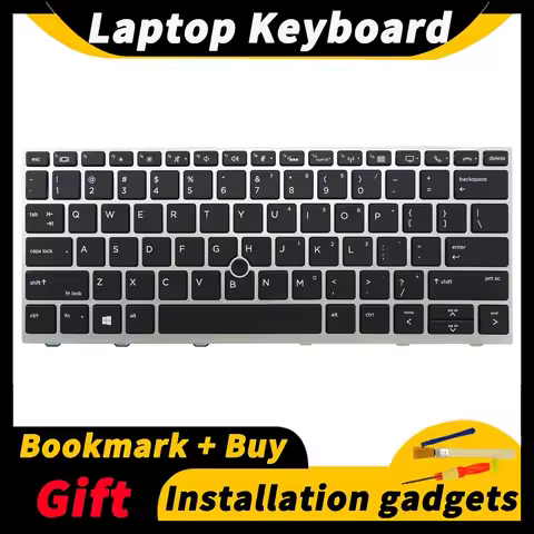 Suitable for HP 830 G5 836 G5 735 G6 830 G6 730 G5 735 G5 Laptop Keyboard with Backlight US Layout R