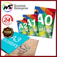 💯【100% Fast Printing】🔥A0 to A3 Poster Printing/Presentation Poster Printing🔥 (Matt Synthetic Paper 2