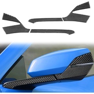 Real Carbon Fiber Mirror Cover Trims Compatible with Corvette C8 2020-2025, Side Rearview Mirror Gua