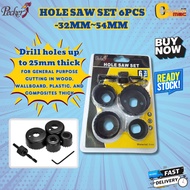 ''PECKER'' HOLE SAW SET 6PCS -32MM~54MM