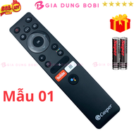 Remote điều khiển tivi Casper Mã 04 Điều Khiển TV Casper Internet Có Giọng Nói - Tặng kèm pin - Gia