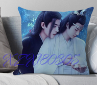 （xzx  31th）  (All inventory) Pillow cases! Chen Qingling, untamed founder Wang Yibo, small exhibition Fan Yi Pillow Case Home Costplay Gift (double-sided printing) 18