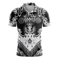 T-shirt PGRI art 2 Custom Motif BW art 2