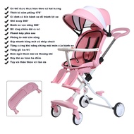 Mmflight Kereta Dorong Bayi Stroller Baby 2 Arah Lipat Traveling Cabin Size