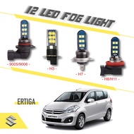 【SUZUKI】Ertiga 1PC 12LED Fog Light Bulb *Strobe Flash+Stay* H3 H8 H11 H7 9005 HB3 9006 HB4
