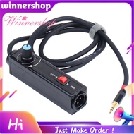 Stereo Ground Loop Isolator 3.5mm to XLR Audio Isolator Audio Noise Isolator Noise Suppressor Isolat