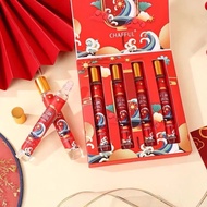 Chanel National Trendy National Style Perfume Set Red Face New Atmosphere Roll-On Set Box#香芙儿国潮国风香水套