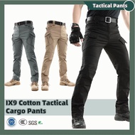 IX9-01 (Direct Factory) Men's IX9 Classic Tactical  Cotton Elastic Trousers Combat /Hiking /Worker C