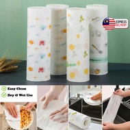 Tisu Dapur Multipurpose Reusable Washable Disposable Kitchen Tissue Roll Tisu Roll Kitchen Towel 懒人抹布 Magic Nano Sponge