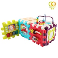 谷雨（GOODWAY）婴儿玩具六面盒儿童玩具积木联想六面体拼装多面体男女孩宝宝玩具 谷雨联想六面体（新配色）3850A