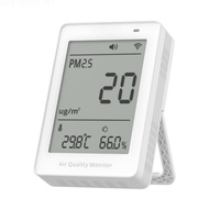Indoor PM2.5 Sensor 3.73 Inch Display Screen Temperature Humidity Detector
