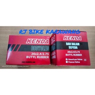 KENDA INNER TYRE 26 X 2.4/2.75 AV MOTORCYCLE VALVE 48MM