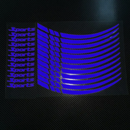 ISGTDRM 18-21 Inch Motorcycle Wheel Rim Stripe Wheel Decal Tape Sticker Sport Wheel Decals Road Bike