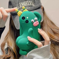 Sausage Mouth Cucumber Shape Suitable for Apple Series Phone Case Funny Phone Protective Case