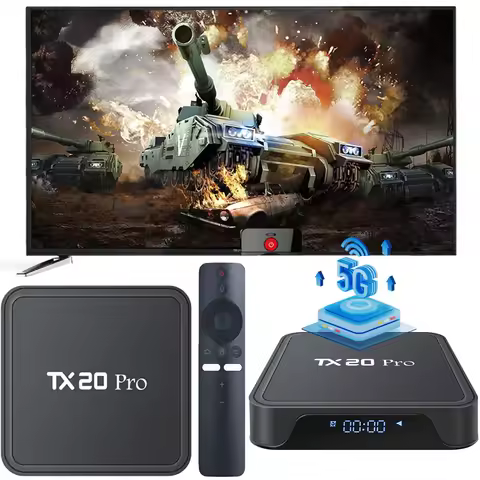Android 15.0 Smart TV Box Allwinner H313 Quad Core 4K HD Media Player Dual WIFI BT5.2 Android TV Box