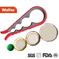 WALFOS Multifunctional 4-in-1 Can Opener Manual Jar Bottle Kitchen Gadgets