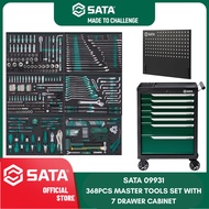 (D5) SATA 09931 368PC DR. MASTER TOOL SET FOR GENERAL REPAIR WITH 7 DRAWERS TROLLEY / TOOLS TROLLEY 