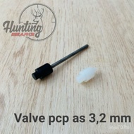 Pentil pcp as 3.2 mm / Black And White pcp Nipple / pcp valve / pcp Nipple / Nipple qqan