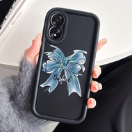 Case For OPPO A18 A38 A2x Three-Color Silicone Shockproof Phone
