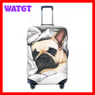 WATGT สุนัขน่ารัก French Bulldog กระเป๋าเดินทางยางยืดสัตว์สัตว์เลี้ยงลูกสุนัขกระเป๋าเดินทางชุดป้องกันสําหรับ 18-32 นิ้ว JTDKT