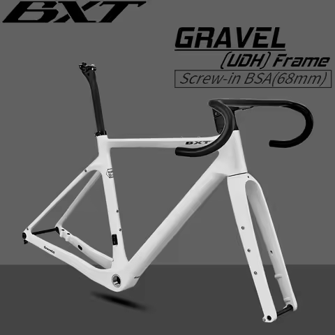 BXT Ultralight T1000 Carbon Gravel Frame Carbon Fiber Disc Brake Adventure Bicycle Frame