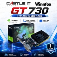 Winnfox GT 730 2GB 4GB DDR3 Low Profile Graphics Card HDMI DVI VGA