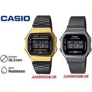 CASIO Men A168WEGB / A168WEMB Digital Watch - A-168W