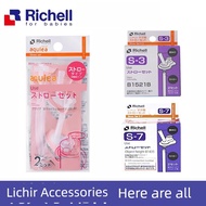 Straw Richell Richell Richell Straw Cup Accessories Gasket Thermos Cup Transparent Cup ppsu Penguin 