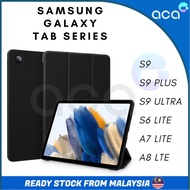 Cover Casing Compatible With Samsung Galaxy Tab S9 PLUS ULTRA S6 A7 LITE Slim Smart Case Tablet Pera