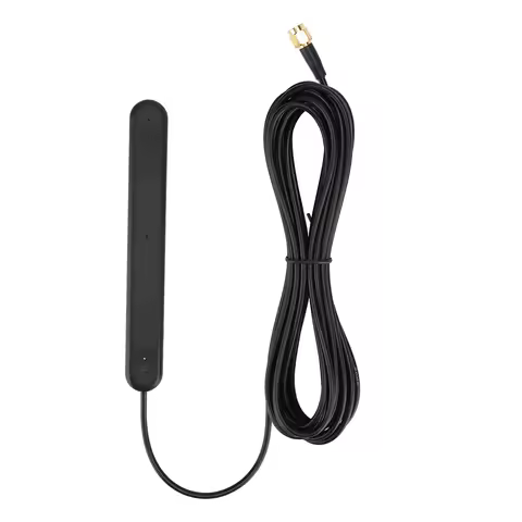 Digital Radio Antenna FM/DAB/DAB+ Digital Radio Antenna 5M SMA 20db 5V/15mA Adhesive Bonding Install