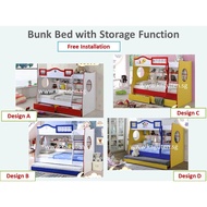 Bunk Bed for kids | Children Bunk Bed | 3ft. Wooden Bunk Bed SG