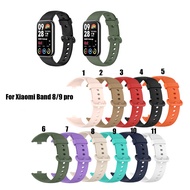 Silicone Watch Band Strap For Xiaomi 8 9 10 Pro MiBand 9 Pro Xiaomi Smart Band 9 Pro Redmi Watch 4 5