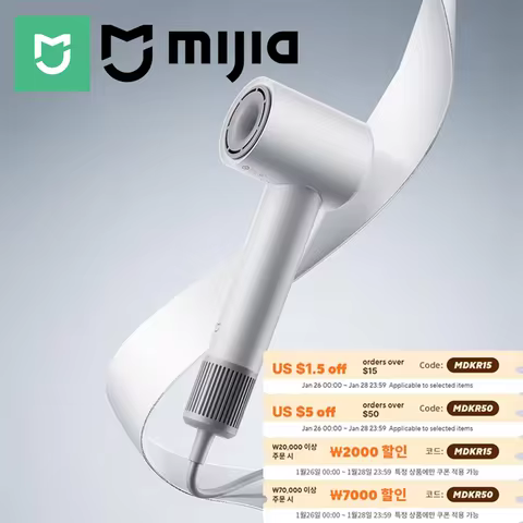 MIJIA H501 SE High Speed Hair Dryer 62m/s Wind Speed Negative Ion Hair Care 110,000 Rpm Professional