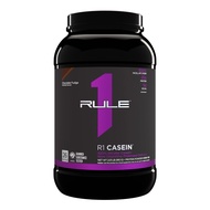 Rule 1 R1 Casein, Chocolate Fudge - 1.95 Pounds - 25g of Slow-Release Protein - 26 Servings