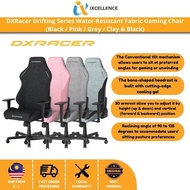 [IX] DXRacer Drifting Series Water-Resistant Fabric Gaming Chair (Black/Pink/Grey/Clay & Black)