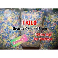 Uratex Ground Foam/Giniling 100 Pure Uratex)filler for PillowsBolstersBean bags and other art prj.