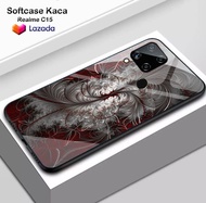 Softcase Glass Kaca Realme C15 | S21 | Casing Hp Realme C15 | Pelindung hp Realme C15 | Case Realme C15 | Silikon Realme C15 | Case Handphone Realme C15 | Kesing Realme C15 | Case All Tipe Realme C15 | Case Murah Realme C15