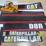 For Excavator New Intelligent Bulldozer Sticker D8R Machine Vehicle Sticker