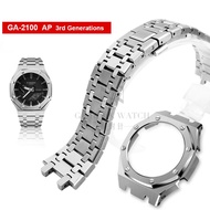 Watch Band Strap Bezel For Casio G-Shock GA2100 Case 316L Stainless Steel Metal Belt Frame GA-2100 G