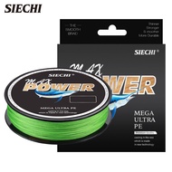 SIECHI PE Fishing Line 100M 500M 8 Strands Wear-resistant Multifilament Braided Fishing Wire 18LB-88