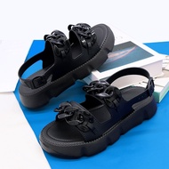 FENTINA Sandal Platform Wanita Kekinian Sandal Fuji Wanita Sepatu Sandal Wanita Korea Style Sandal J