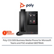 Poly CCX 505 Business Media Phone for Microsoft Teams and PoE-enabled (82Z79AA)