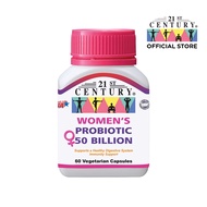 21st Century Women's Probiotic 50 billion 60 vegetarian capsules (Contains Dairy)