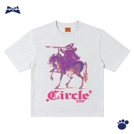 CIRCLE PIXEL KNIGHT GRAPHIC UNISEX T-SHIRT - GIGA STORE GG030