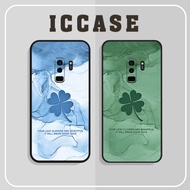SamSung S9 - S9+ (S9 Plus) case is lucky, four-leaf clover, lucky leaf for beautiful peace of mind