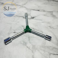 (1 PC) ATS White Chrome Y Socket Wrench 8 9 10 - 8 10 12 - 10 11 13 - 12 14 17 mm SJ ABADIE |